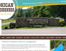 Tablet Screenshot of mohicanwilderness.com